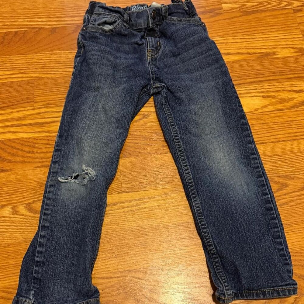 Oshkosh-b-gosh Men's Blue and Navy Jeans